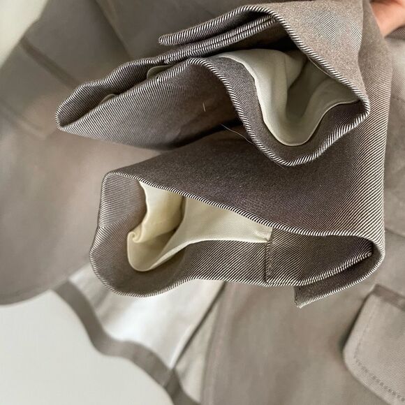 J. CREW Cotton Blazer Taupe Tan 0 - Picture 7 of 8